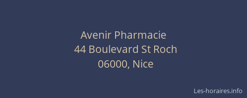 Avenir Pharmacie
