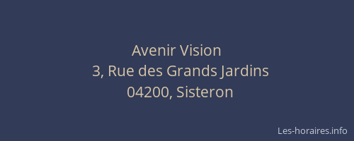 Avenir Vision