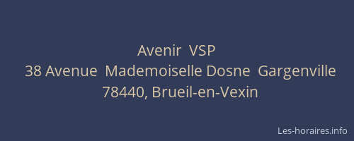 Avenir  VSP
