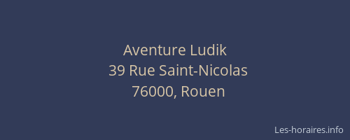 Aventure Ludik