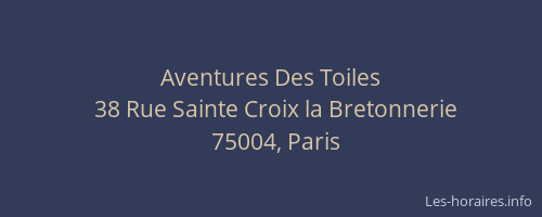 Aventures Des Toiles