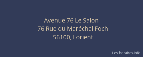 Avenue 76 Le Salon