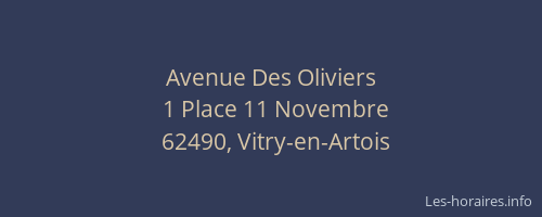 Avenue Des Oliviers