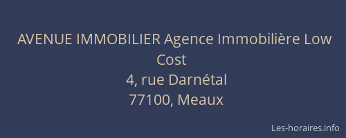 AVENUE IMMOBILIER Agence Immobilière Low Cost