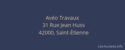 Avéo Travaux