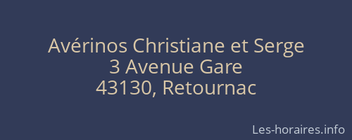 Avérinos Christiane et Serge