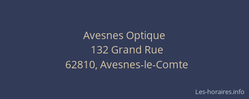 Avesnes Optique