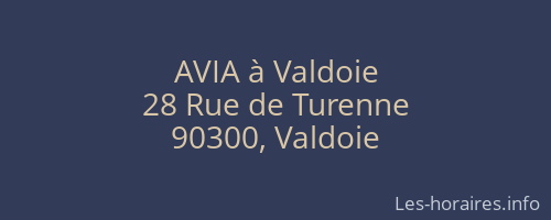 AVIA à Valdoie