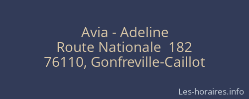 Avia - Adeline