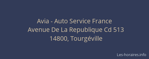 Avia - Auto Service France