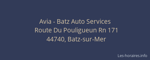 Avia - Batz Auto Services