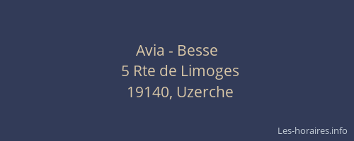 Avia - Besse