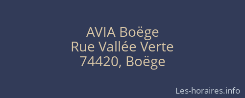 AVIA Boëge