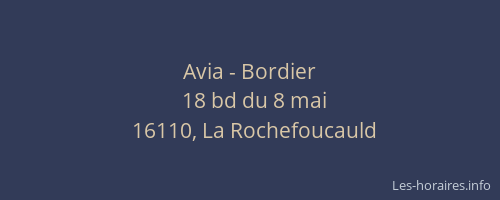 Avia - Bordier