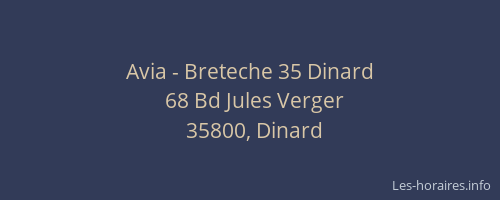 Avia - Breteche 35 Dinard
