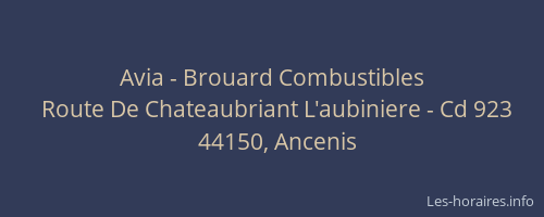 Avia - Brouard Combustibles