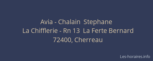 Avia - Chalain  Stephane