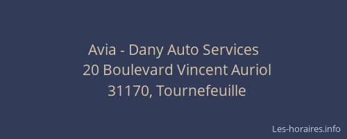 Avia - Dany Auto Services