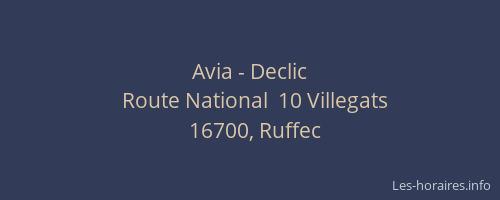 Avia - Declic