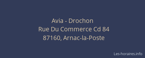 Avia - Drochon
