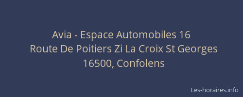 Avia - Espace Automobiles 16