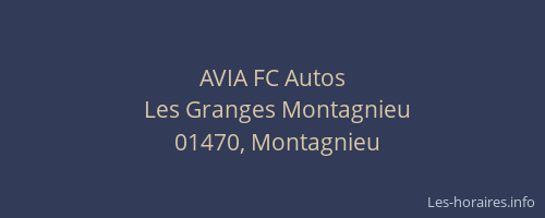 AVIA FC Autos