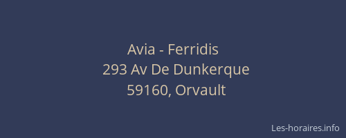 Avia - Ferridis