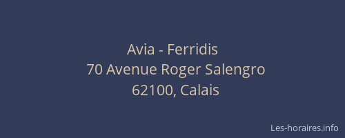 Avia - Ferridis