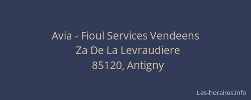 Avia - Fioul Services Vendeens