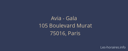 Avia - Gala