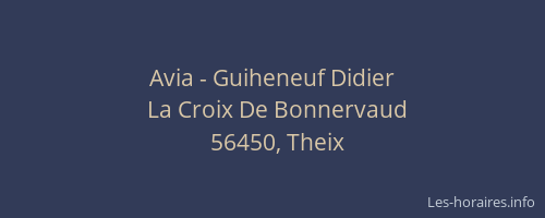 Avia - Guiheneuf Didier