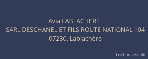 Avia LABLACHERE