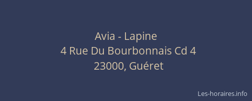 Avia - Lapine