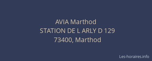 AVIA Marthod