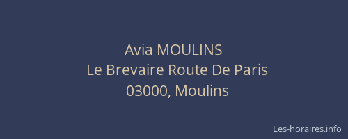 Avia MOULINS