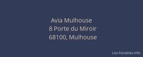 Avia Mulhouse