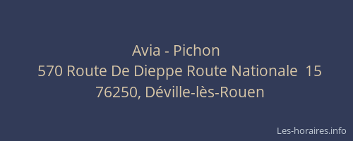 Avia - Pichon