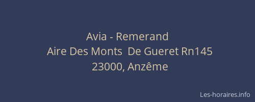 Avia - Remerand