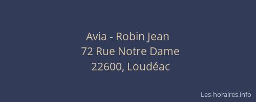 Avia - Robin Jean