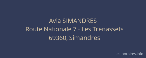 Avia SIMANDRES