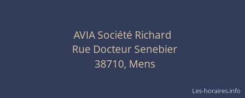AVIA Société Richard