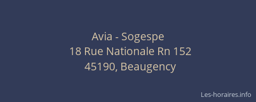Avia - Sogespe