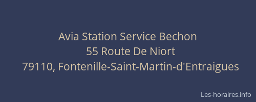 Avia Station Service Bechon