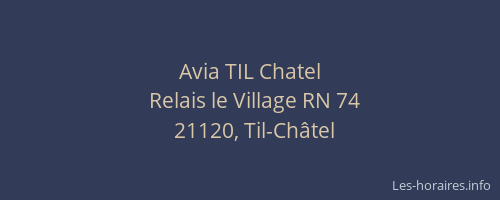 Avia TIL Chatel