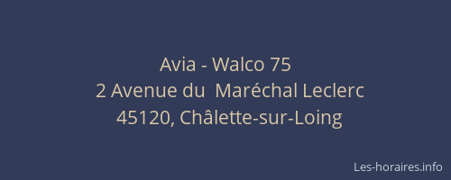 Avia - Walco 75