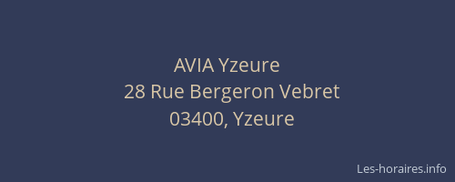 AVIA Yzeure