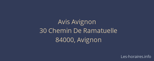 Avis Avignon
