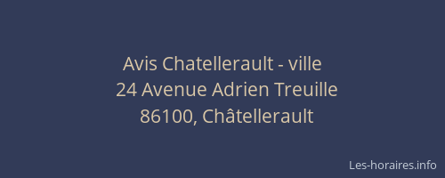 Avis Chatellerault - ville