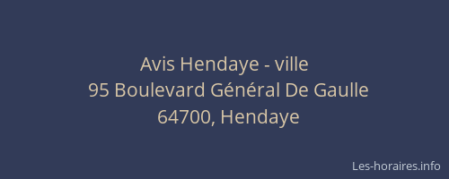 Avis Hendaye - ville