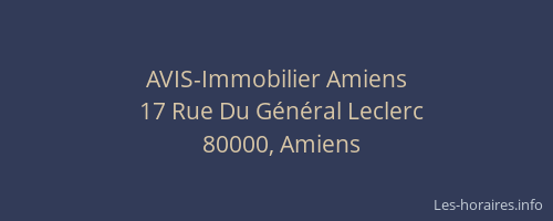 AVIS-Immobilier Amiens